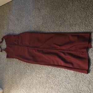 Fashion Nova Burgundy Maxi Dress